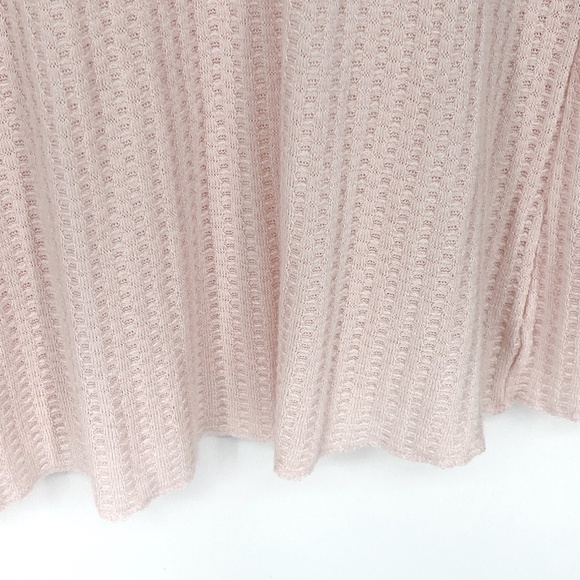 Chaser Lace Up Thermal Knit Long Sleeve Top Sz Sm - Picture 8 of 14